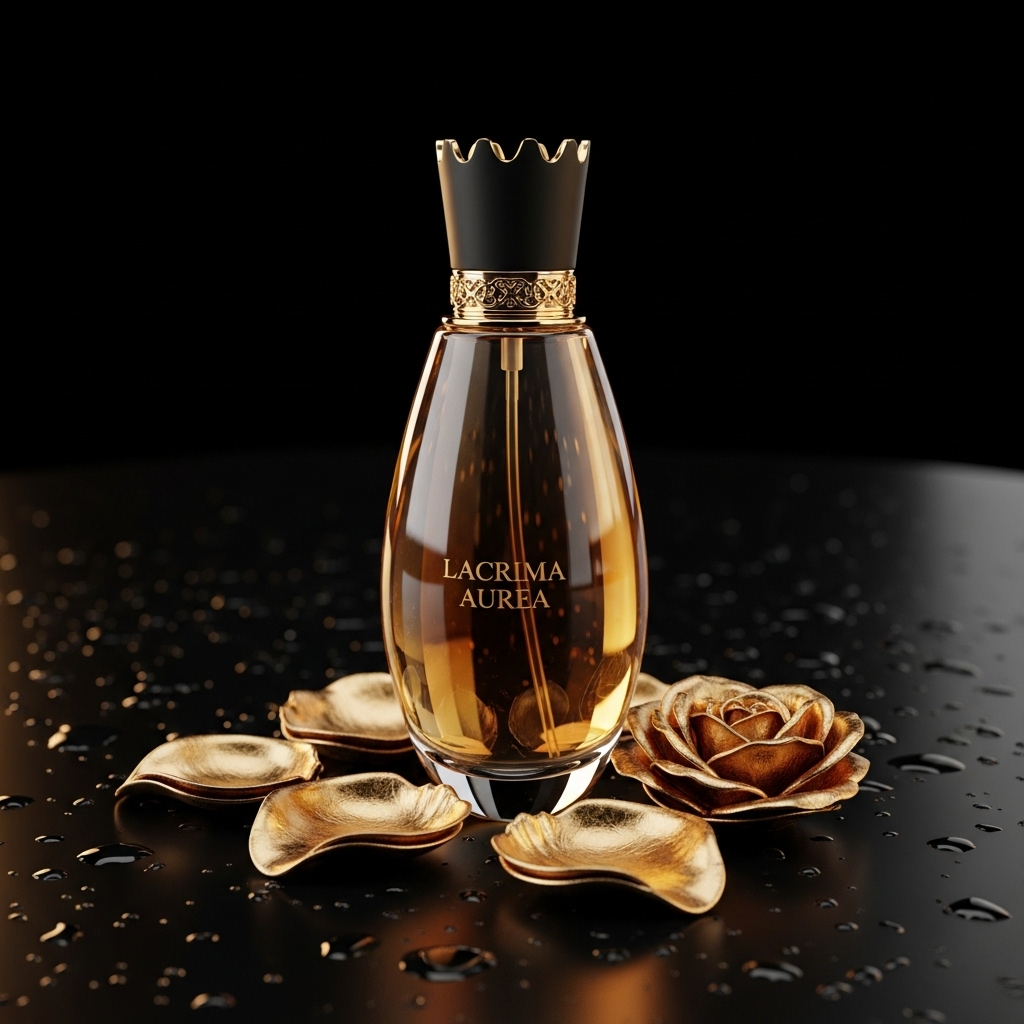 Finished perfume bottle